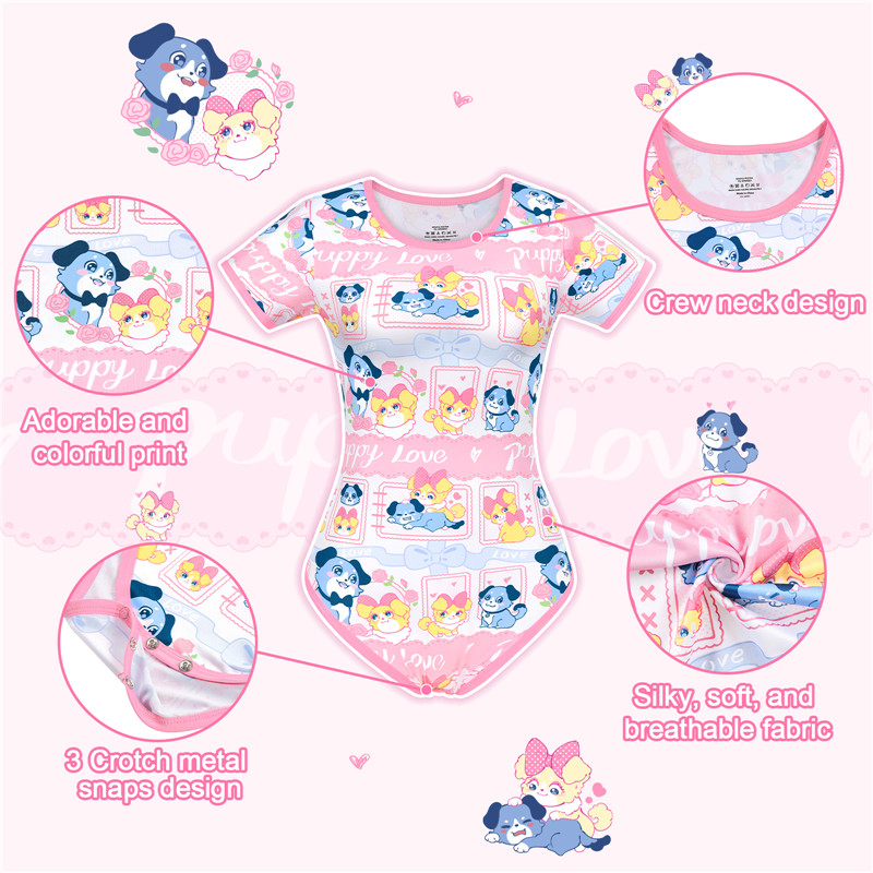 Puppy Love Little Blue Onesie Bodysuit