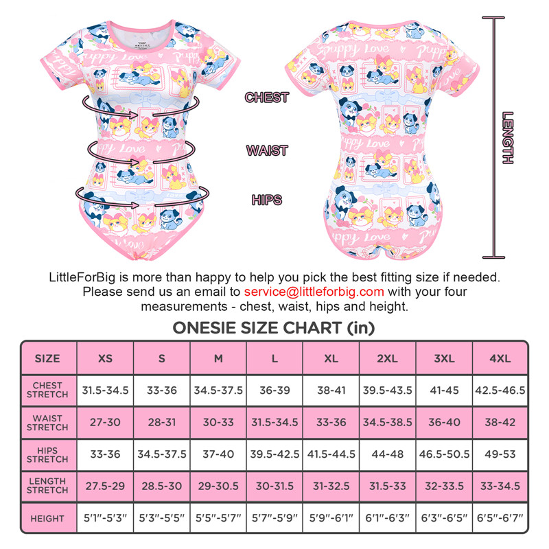 Puppy Love Little Blue Onesie Bodysuit