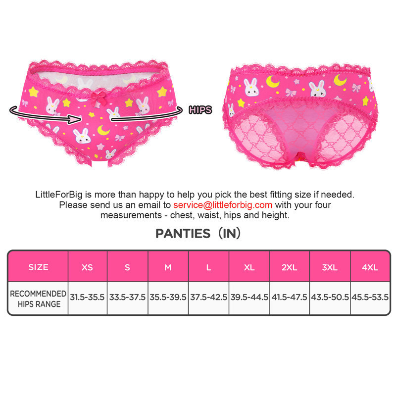 Cheeky Usagi Tucking Gaff Panties Hot Pink