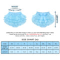 Ballerina Tutu Bloomers Skirted Panties Blue