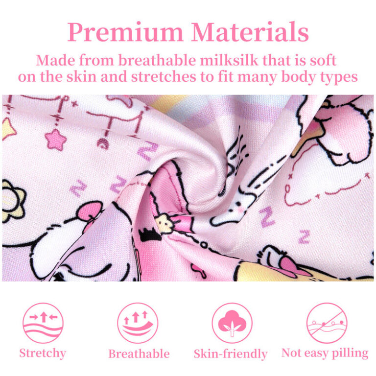 LittleForBig Pagliaccetto setoso pigiama tutina body – Potty Pants stampato su entrambi i lati tutina body, Blu, XXL