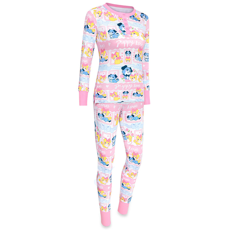 Puppy Love Little Blue Pajamas Set