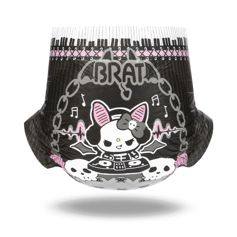 Goth BRAT Ultra Absorbent Diapers 2 Pieces Sample Pack(M)/(L)/(XL)