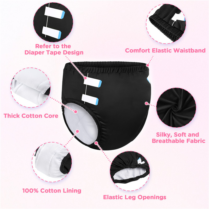 Primary Comfort Cloth Adult Training Pants Black