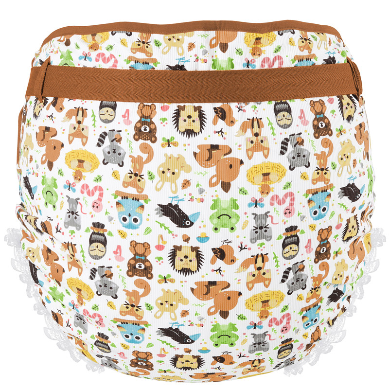 Forest Animals Cotton Ribbon Omutsu Japanese Diaper Cover