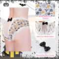 Skelly Halloween Pattern Cheeky Bow Tucking Gaff Panties