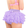 Ballerina Tutu Bloomers Skirted Panties Purple