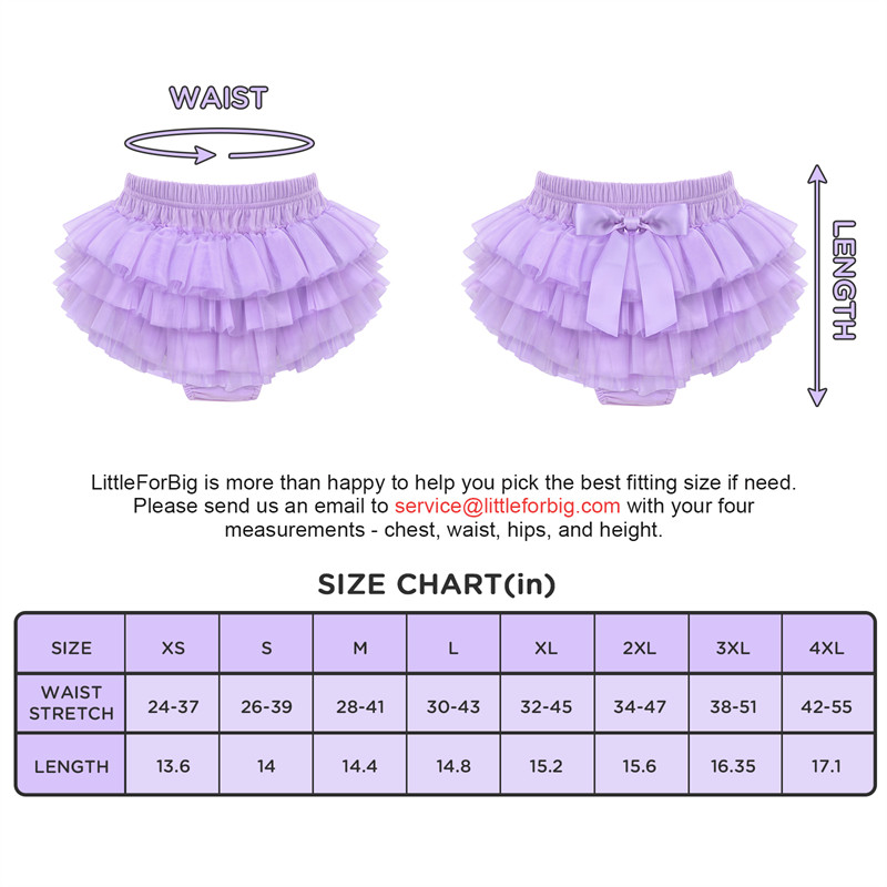 Ballerina Tutu Bloomers Skirted Panties Purple