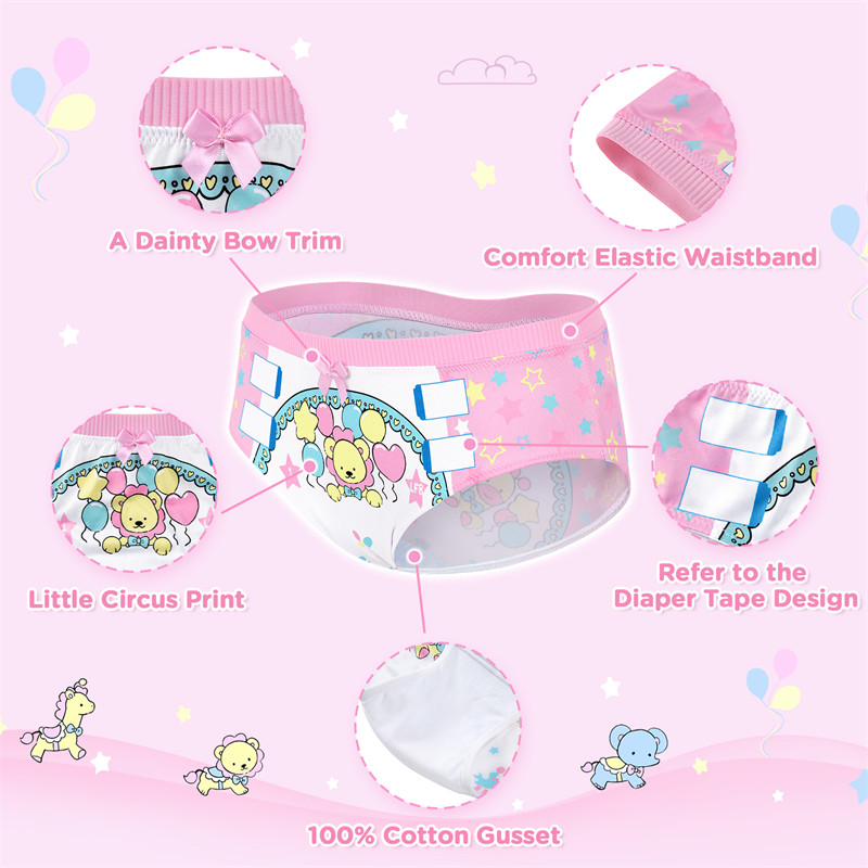 Little Circus &apos;Oopsie&apos; Potty Pants Panties Set
