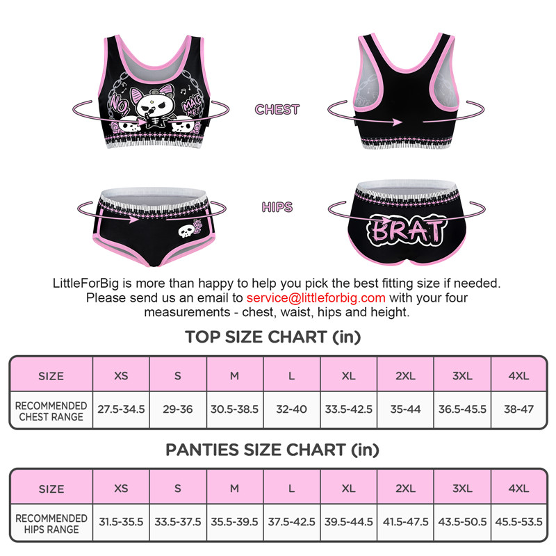 Bella Goth Brat Bralette Set