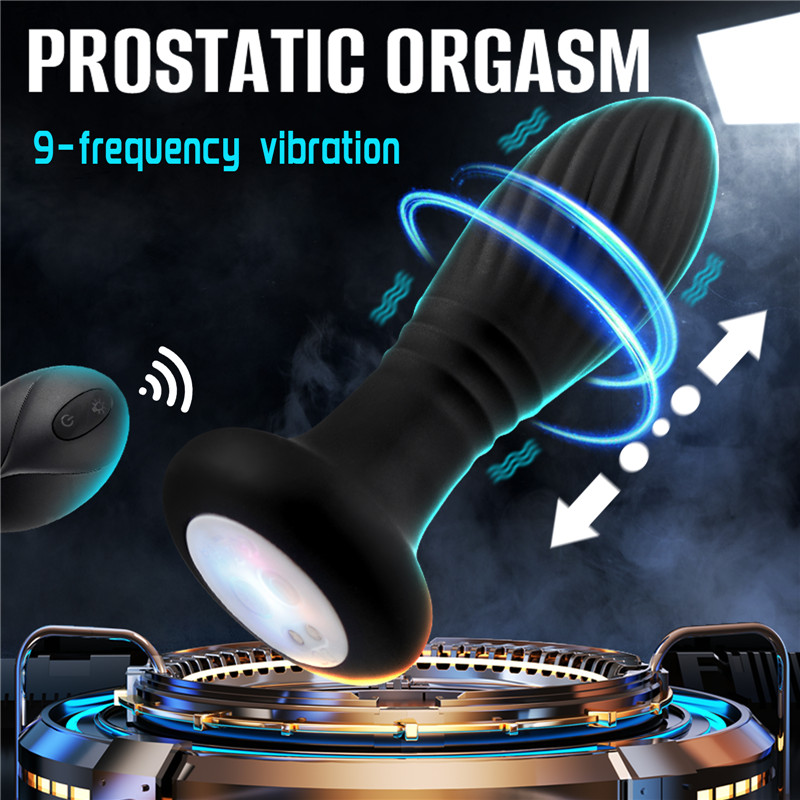 Fantasy Lover Thrusting Anal Plug Vibrator