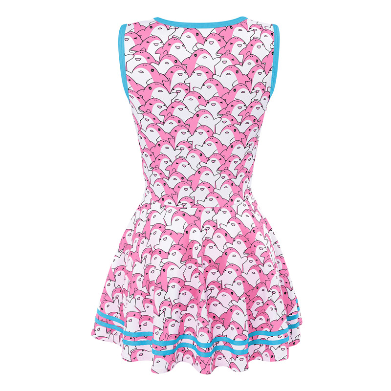 Shark Friend Mini Dress Pink
