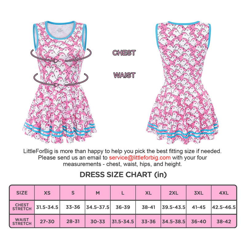 Shark Friend Mini Dress Pink