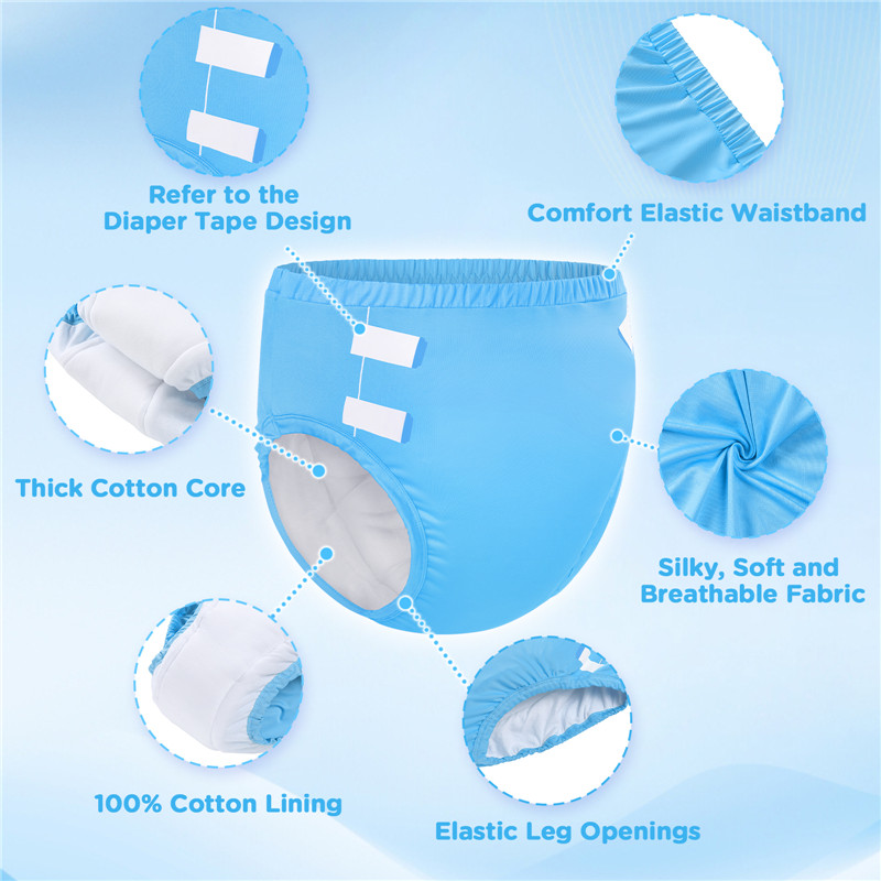 Primary Comfort Cloth Adult Training Pants Blue