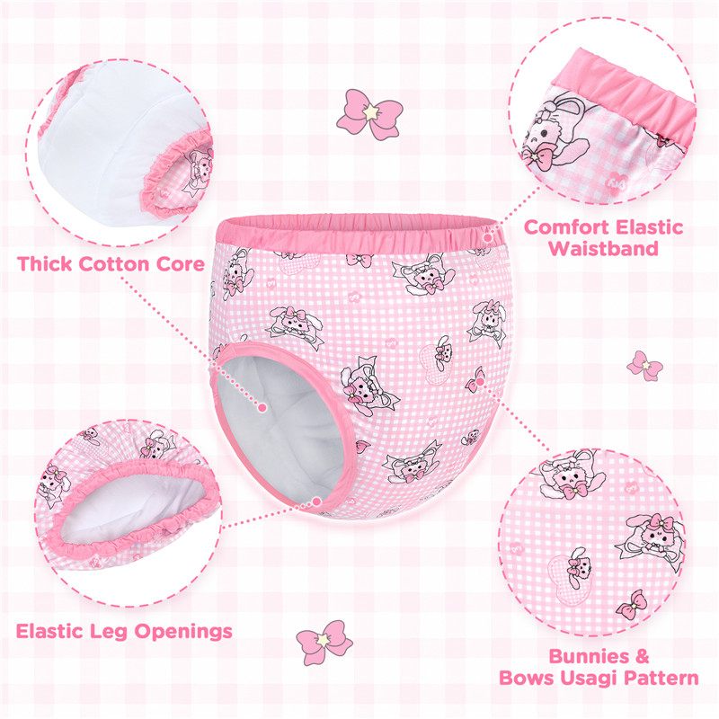 Bunnies & Bows Usagi Gingham Adult Training Pants