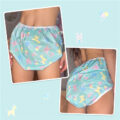 Full Print Baby Parade Adult Plastic Pull Up Diaper Pants Cover