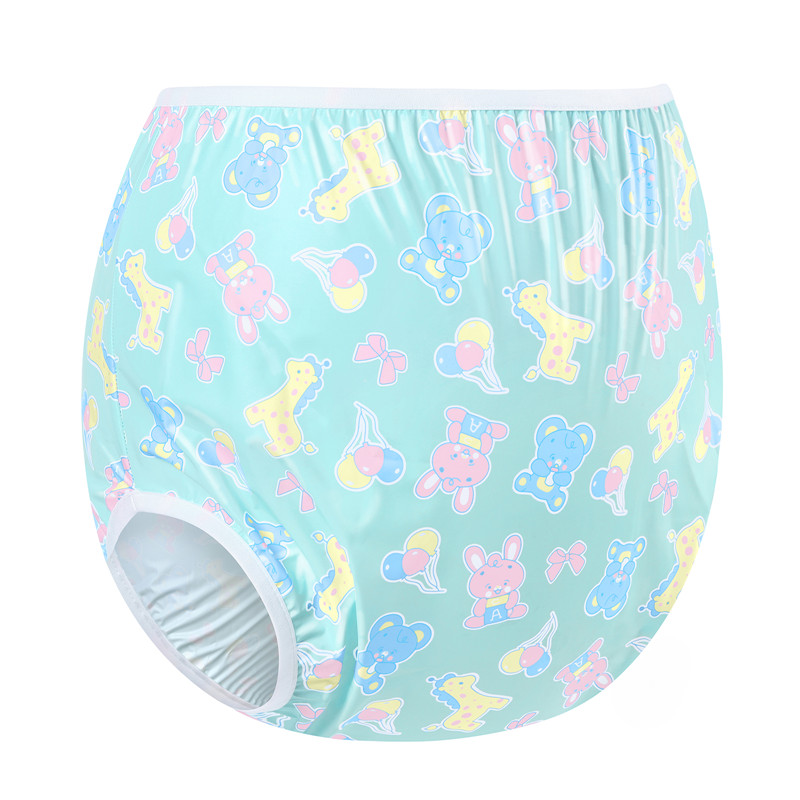 Full Print Baby Parade Adult Plastic Pull Up Diaper Pants Cover