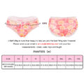 Rose Pattern Tucking Gaff Panties