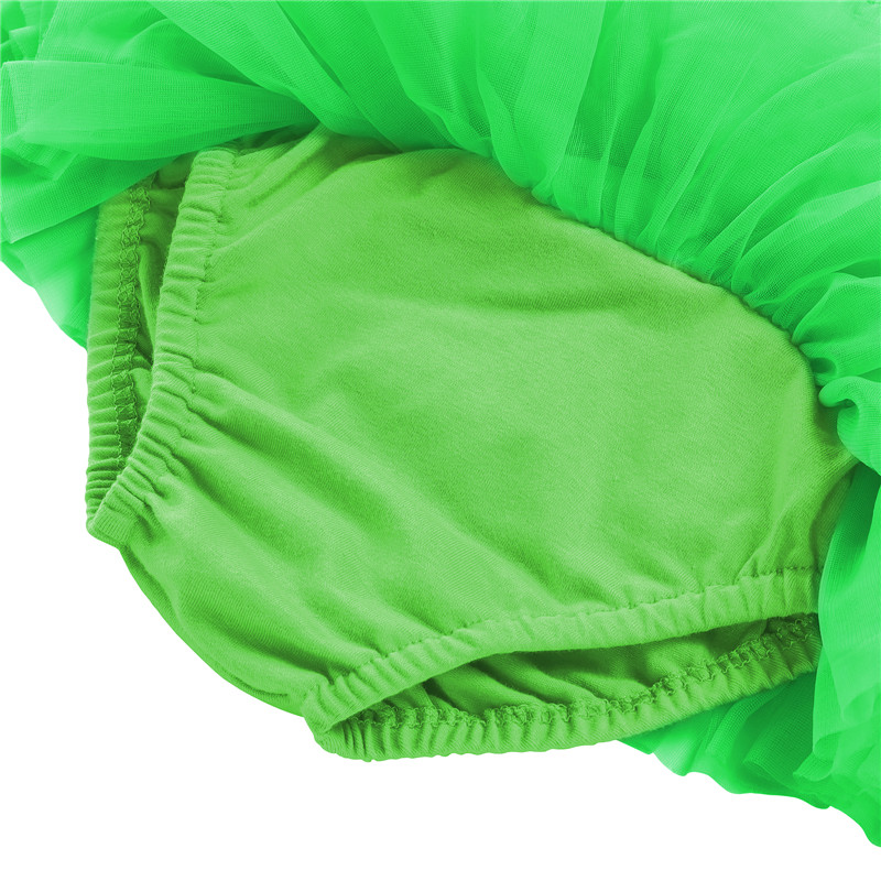 Ballerina Tutu Bloomers Skirted Panties Green