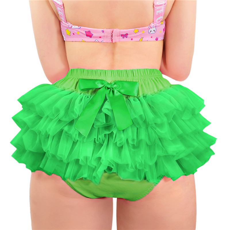 Ballerina Tutu Bloomers Skirted Panties Green