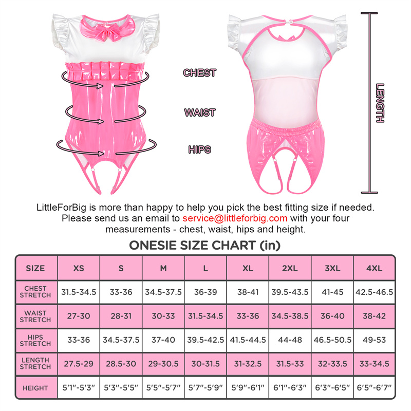 Latex-Like Peekaboo Onesie Bodysuit