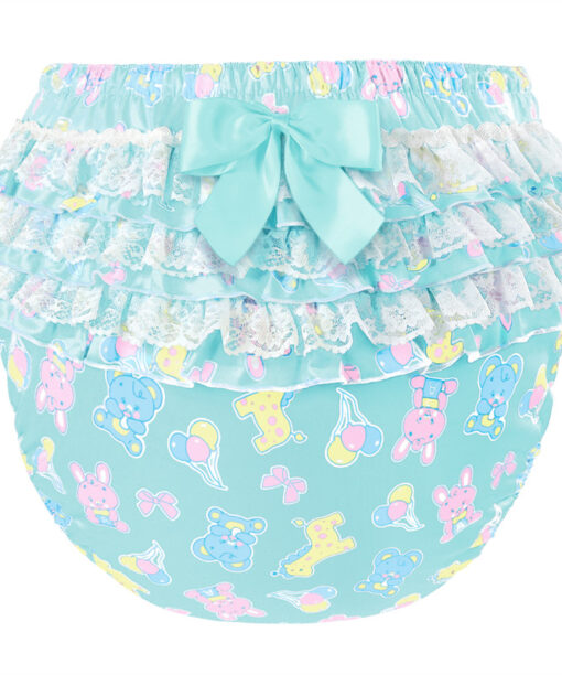 Baby Parade Pattern Ruffle Adult Diaper Cover