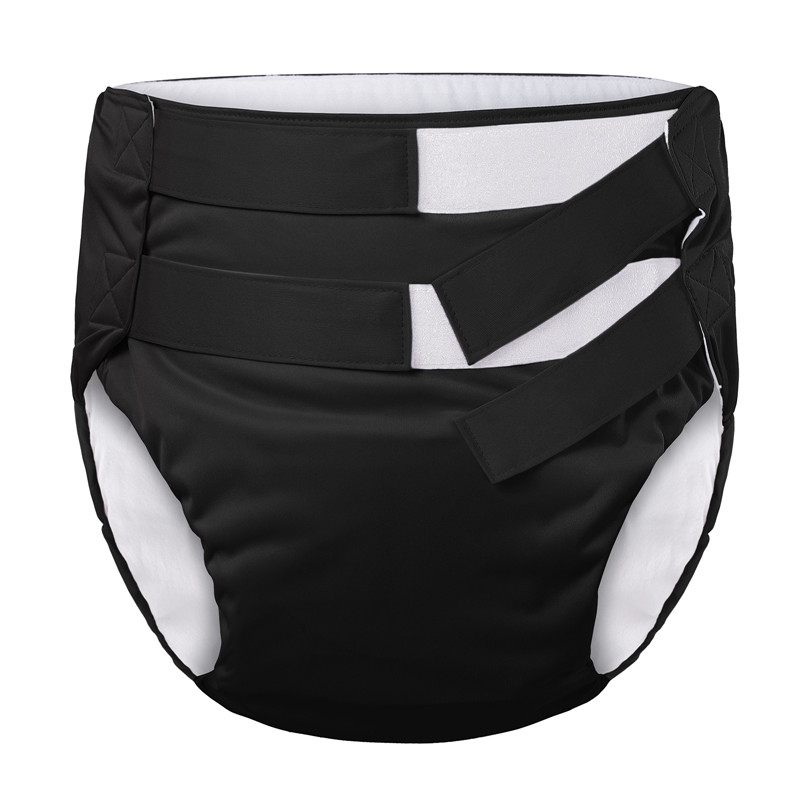 Hook-and-Loop Adult Training Pants Black