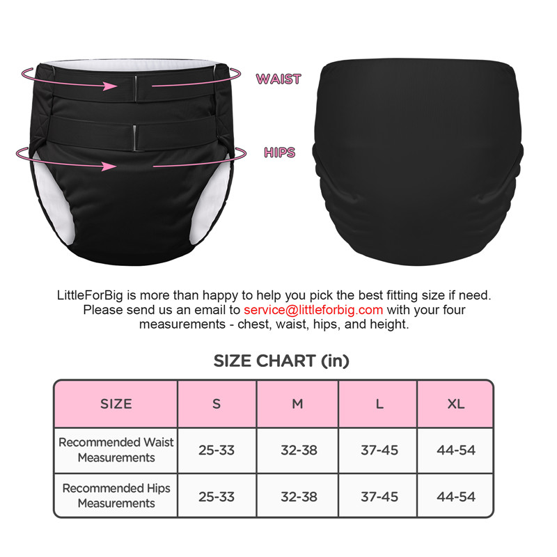 Hook-and-Loop Adult Training Pants Black