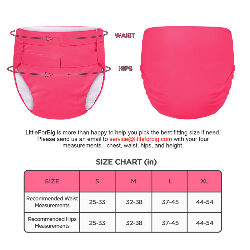 Hook-and-Loop Adult Training Pants Hot Pink
