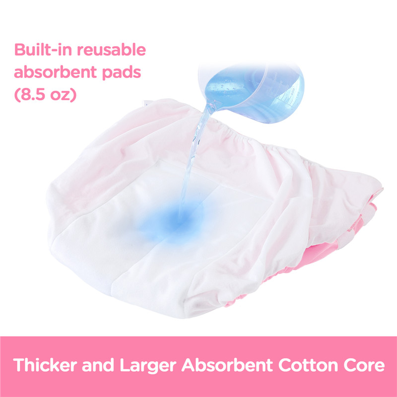 Hook-and-Loop Adult Training Pants Pink