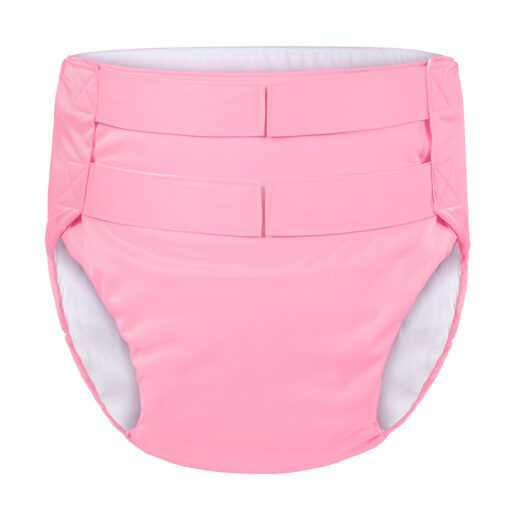 Hook-and-Loop Adult Training Pants Pink