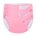 Hook-and-Loop Adult Training Pants Pink