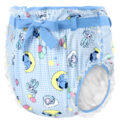 Little Blue Silky Ribbon Omutsu Japanese Diaper Cover