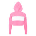 Pastel SissyUniversity Cropped Hoodie Sweatshirt Pink
