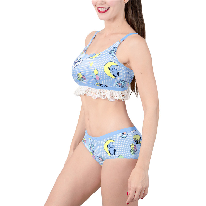 Little Blue Bralette Set