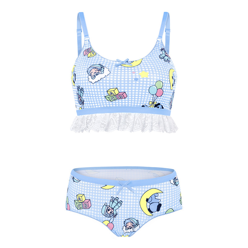 Little Blue Bralette Set