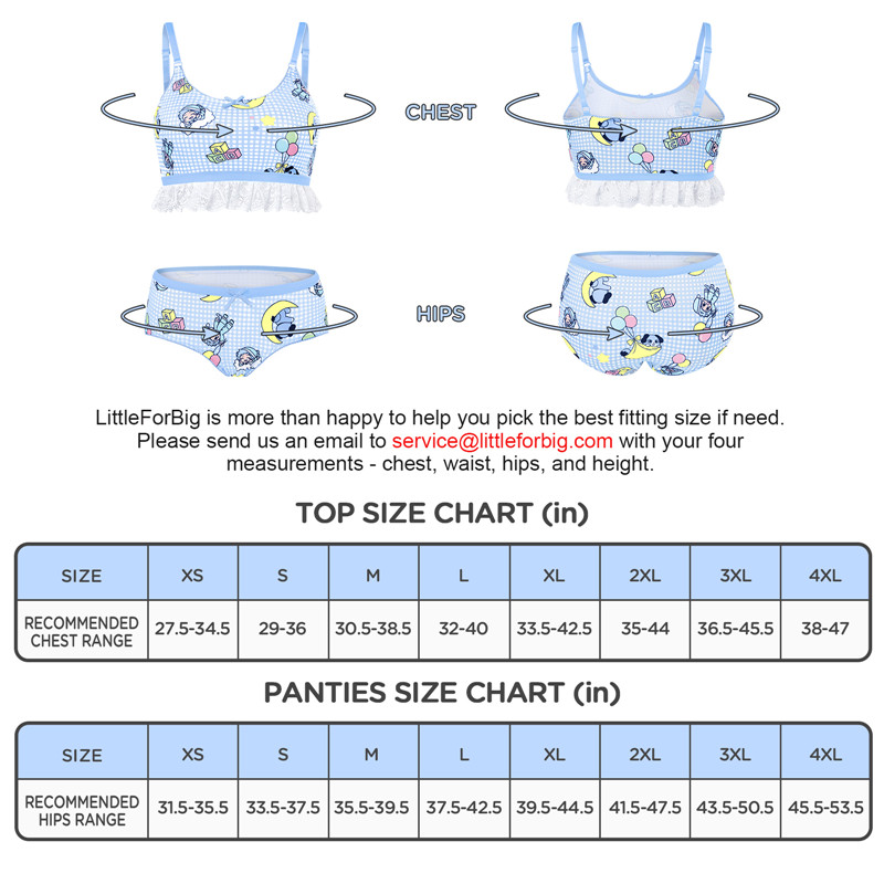 Little Blue Bralette Set