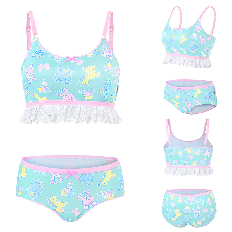 Full Print Baby Parade Bralette Set
