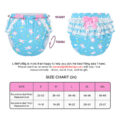 Snuggle Bunny Pattern Ruffle Adult Diaper Cover