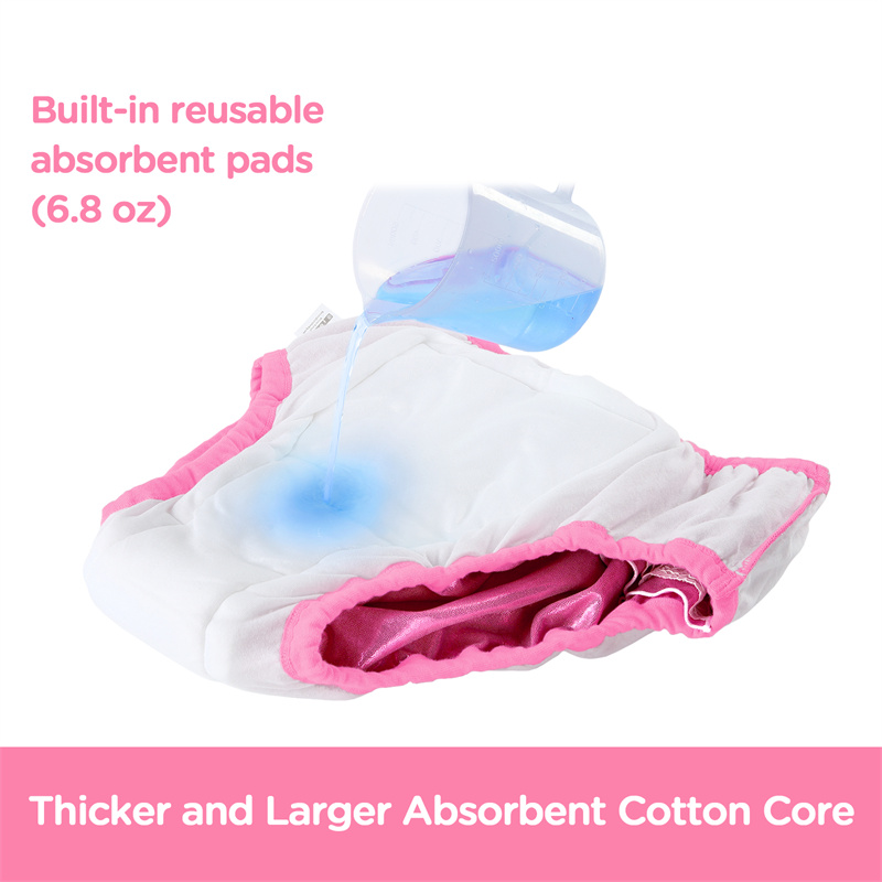 Pretty in Pink Shiny Glitter Adult Training Pants