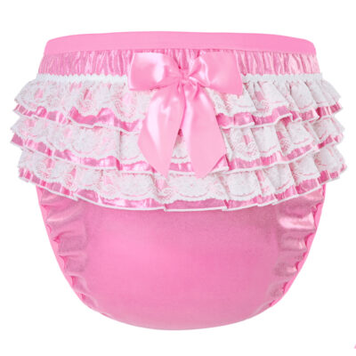 Pretty in Pink Shiny Glitter Adult Training Pants