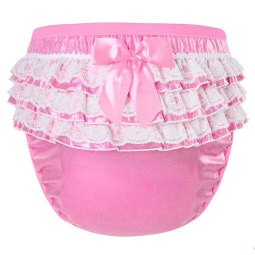 Pretty in Pink Shiny Glitter Adult Training Pants