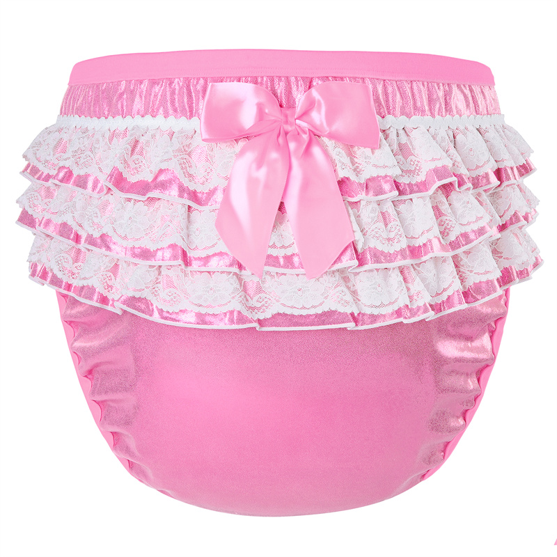 Pretty in Pink Shiny Glitter Adult Training Pants