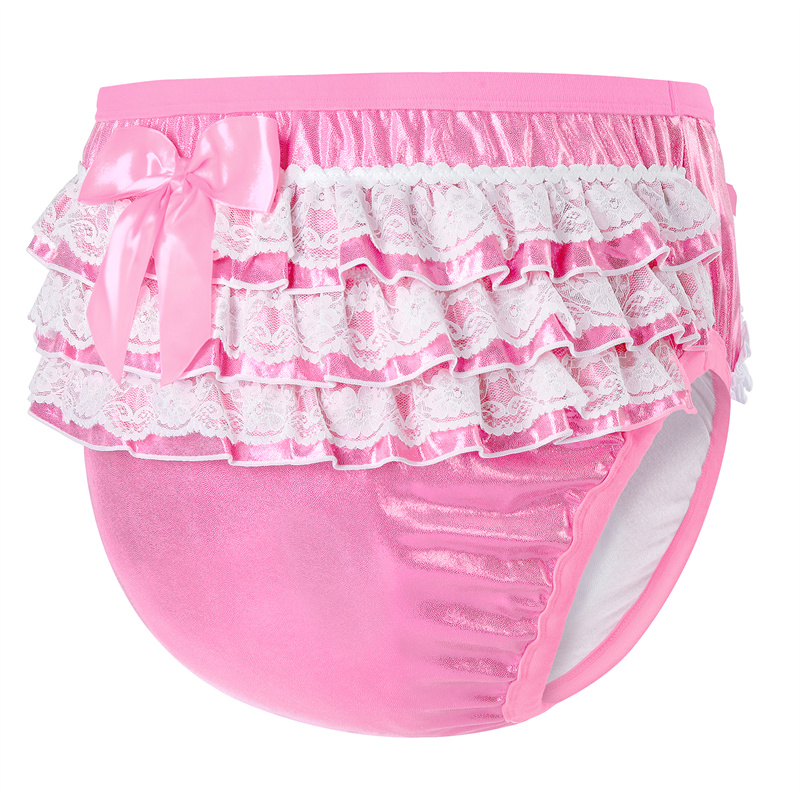 Pretty in Pink Shiny Glitter Adult Training Pants