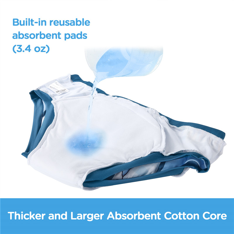 Little Blue High-Waisted Briefs Training Pants