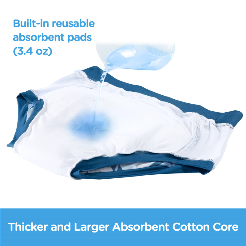 Little Blue High-Waisted Briefs Training Pants