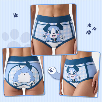 Little Blue High-Waisted Briefs Training Pants