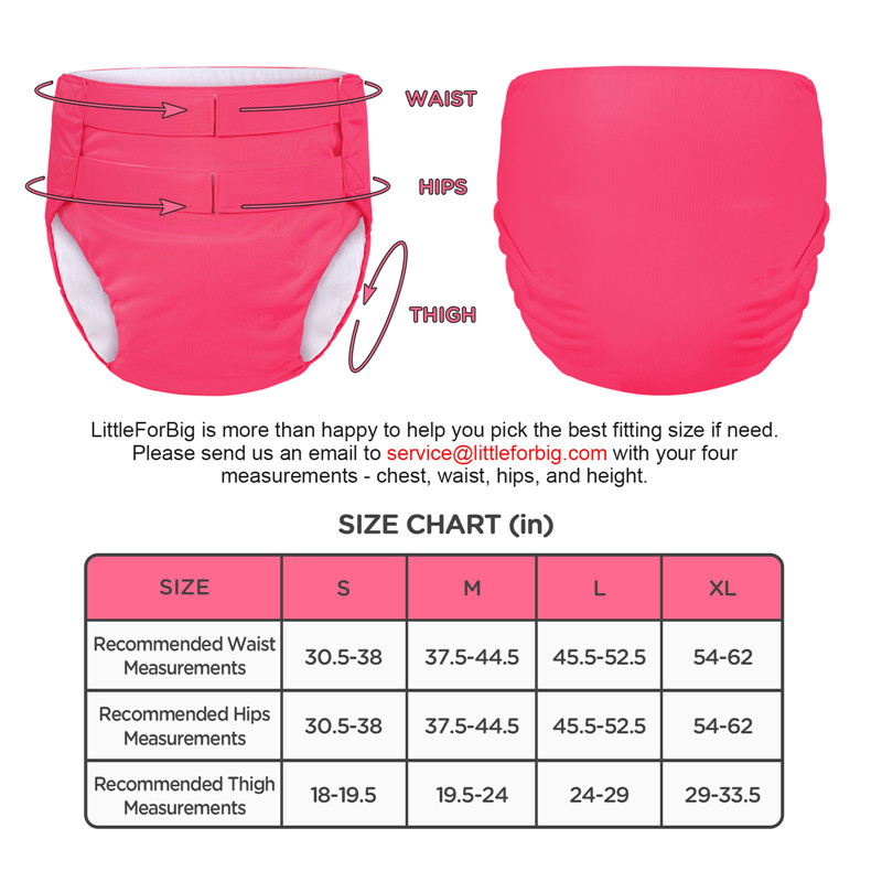 Hook-and-Loop Adult Training Pants Hot Pink