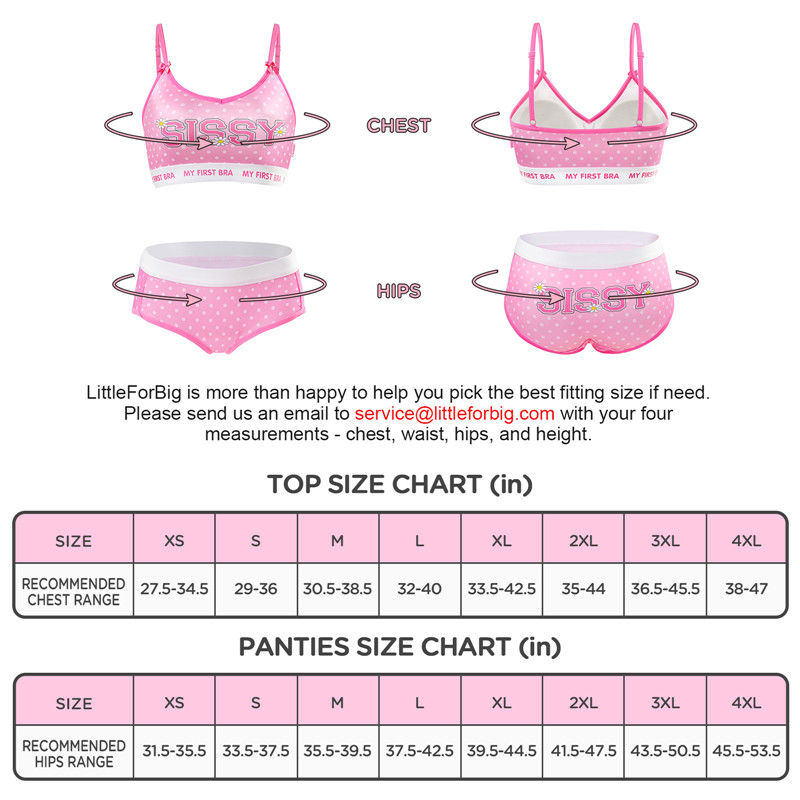 My First Sissy Training Bralette Set