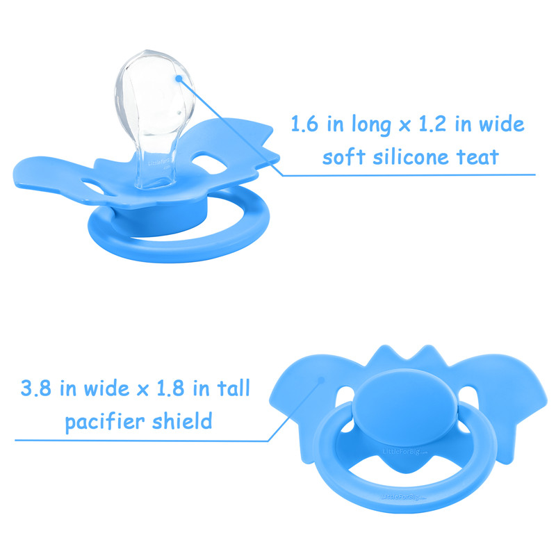 GEN-II Baby Bat Pacifier Blue